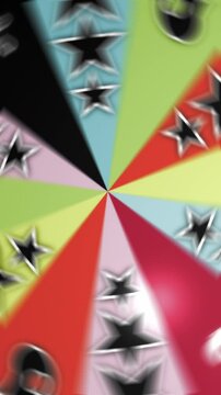 Animation of a generic game show spinning wheel landing on the Fresh Start slot as the camera zooms out. Vertical video.