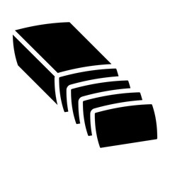 Meatloaf  Vector Glyph Icon Design