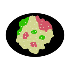 Closeup Bikang Traditional Indonesian Food