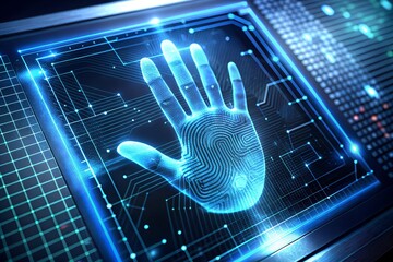 binary code technology, hand scan