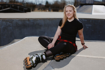 Adult Fitness at Skate Park: Healthy Lifestyle Meets Risk as Woman Experiences Minor Accident...