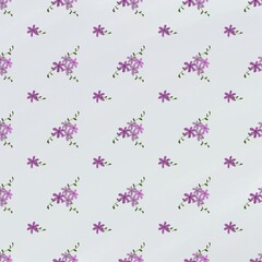 Seamless pattern with flowers