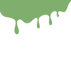 Fluid splatter with glossy surface and droplets scattered around. Smooth abstract curved liquid blob shape. Modern design element for creative backgrounds or decorative purposes