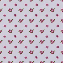 Seamless pattern with flowers