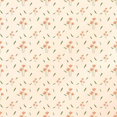 Seamless pattern with flowers