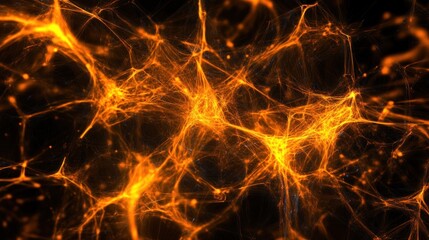 Fototapeta premium Abstract neural network