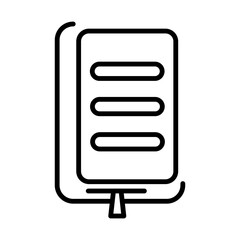 Fototapeta premium ISBN Number icon design