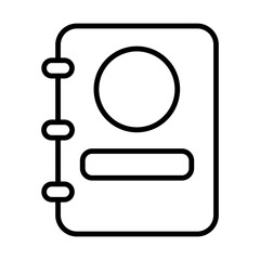 Book Contract  icon design