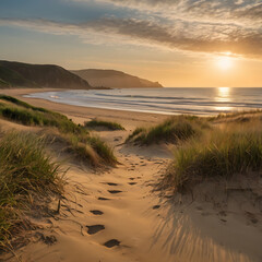 Golden Summer Coastline