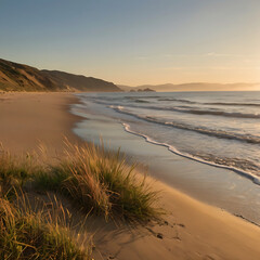 Golden Summer Coastline