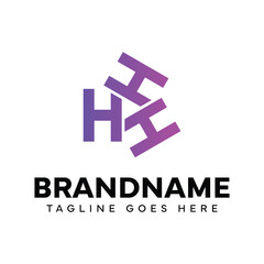 Letters HHH Play Logo, symbolizing fun, motion, and digital creativity