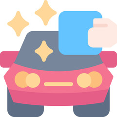 Car clean icon