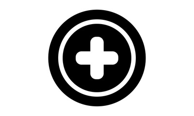 Add Button Icon Vector Illustration Design