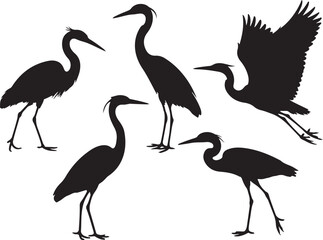 Heron Silhouette SVG – Elegant Bird Vector for Nature Designs

Flying Heron Clipart – Wildlife SVG for Crafts & Prints

Wading Bird Vector – Heron Design for Nature & Bird Lovers

Heron Standing SVG –