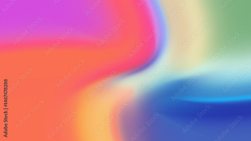 Aufkleber multicolored motion gradient neon lights soft background with animation seamless loop.