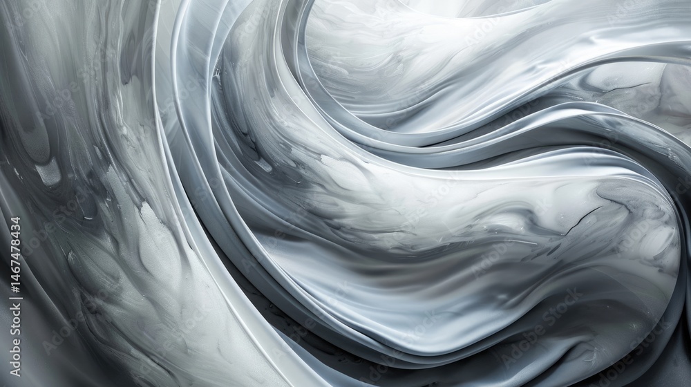 Poster abstract minimal wave flow express peaceful texture. seamless texture of calm color curve swirling c