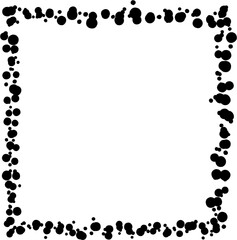 Ink Splash Square Frame