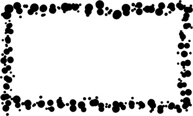 Ink Splash Rectangle Frame