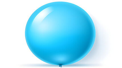 Professional Blue Realistic Balloon and Inflatable Ball for Creative Projects