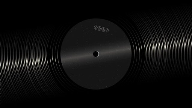 close up of a turntable