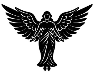 Fototapeta premium angel with wings