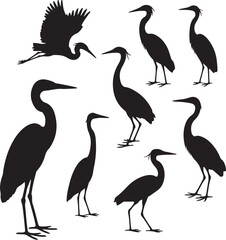 Heron Silhouette SVG – Elegant Bird Vector for Nature Designs

Flying Heron Clipart – Wildlife SVG for Crafts & Prints

Wading Bird Vector – Heron Design for Nature & Bird Lovers

Heron Standing SVG –
