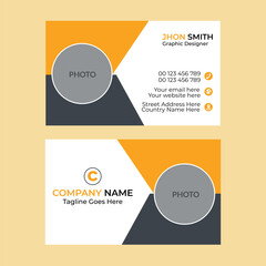 Minimal Corporate Business Card Design