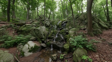 stream in the forest