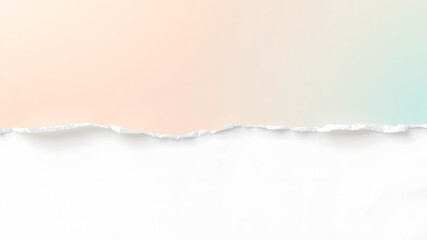 Obraz premium Torn Paper with Pastel Gradient Background for Design and Presentation