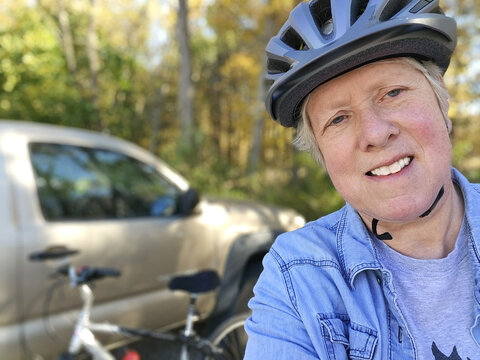 Doreen bike and truck