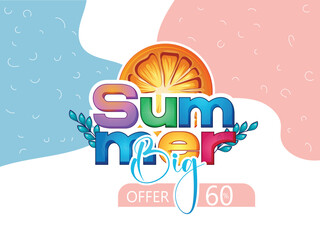 Summer illustration vector art