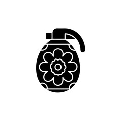 creative details grenade icon Vector Illustration  