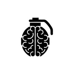 creative details grenade icon Vector Illustration  