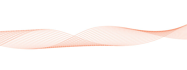 Abstract colorful wave line transparent background modern stream wave background wave. Wave swirl, frequency sound wave, twisted curve lines with blend effect. Vector wave dynamic music lines.