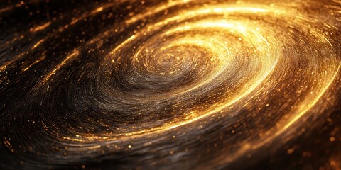 Shimmering flicker swirls, rippling light in background