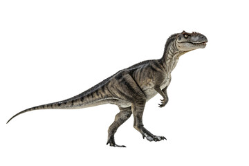 Naklejka premium Ferocious Dinosaur Illustration Detailed Depiction of a Prehistoric Predator