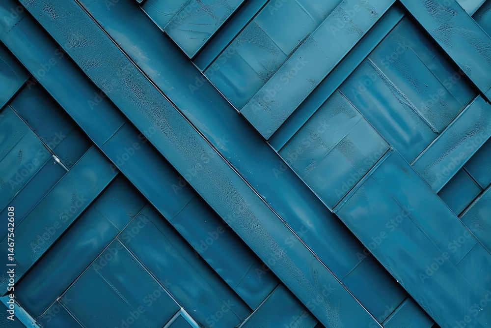 Poster the abstract picture of the blue square repetitive pattern polygon geometry in the background, geome