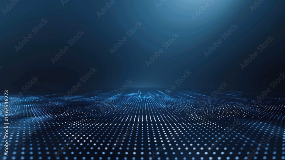 Poster abstract picture of blue texture effect in digital technology design. seamless modern art of futuris
