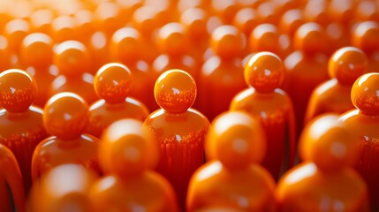 Orange Crowd: A Conceptual Representation of Unity and Individuality