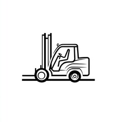 Forklift operator warehouse logistics transport