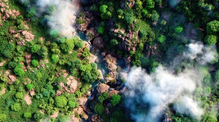 waterfall in the woods