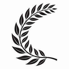 Obraz premium Elegant Laurel Wreath for Awards and Celebrations