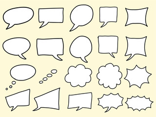 comic bubble vector amazed shocked talk conversation symbol screaming anger thought