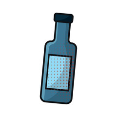 Sauce bottle design. Vector