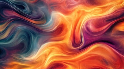 Abstract swirls of color