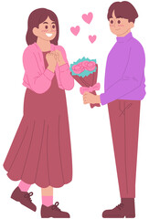 Flower Surprise Illustration