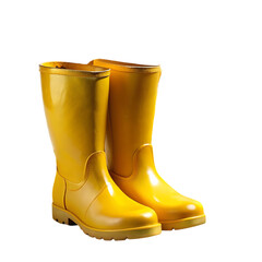 Yellow Rubber Boots: Rain Boots, Wellington Boots, Waterproof Footwear