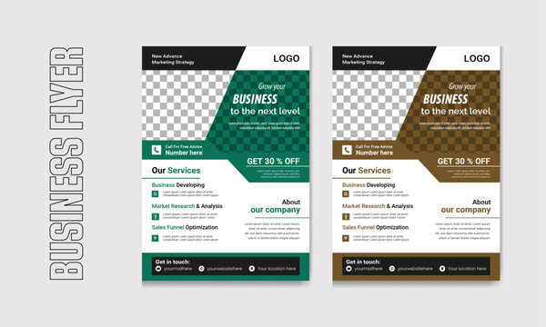 Business Marketing Flyer Template, Corporate Promotion Brochure Design, Editable Business flyer design, Modern Business Marketing Flyer Template, Business Services Promotion Template.