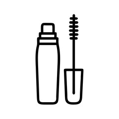 mascara on transparent background for web and graphic design