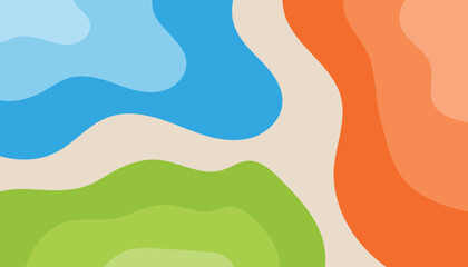 wavy melted color line retro background